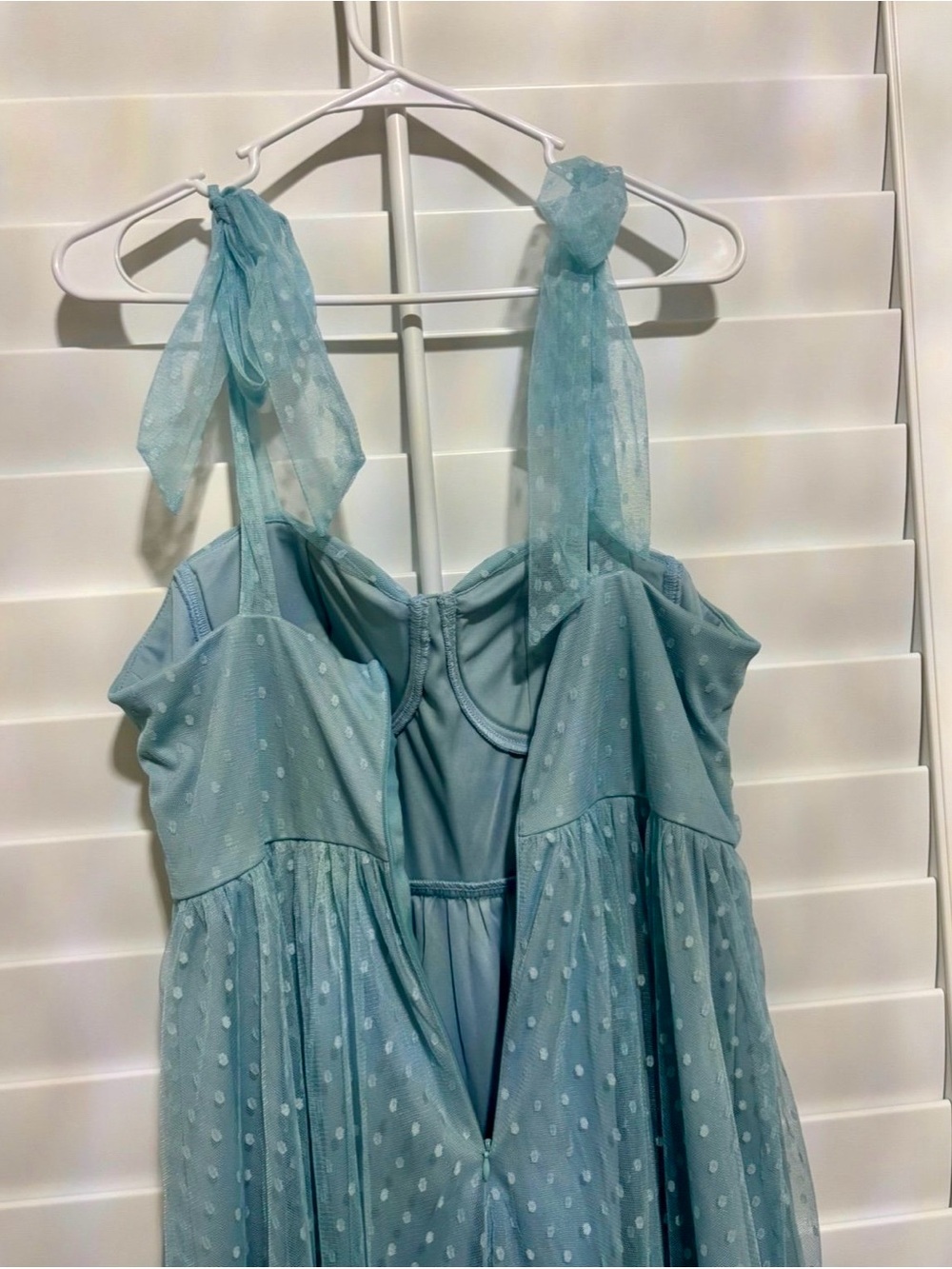 Blue Sleeveless Maxi Dress - Woman’s XL - Picture 3 of 3